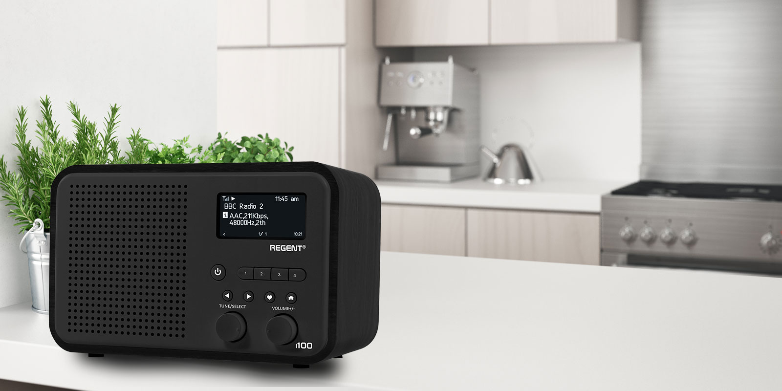 Anadol IDR-1 4-in-1 Internetradio, DAB , FM-FM, Bluetooth Luidspreker Wifi Draagbare Muziekbox Met Geintegreerde Batterij Mini Radio Met Hoofdtelefoonaansluitin