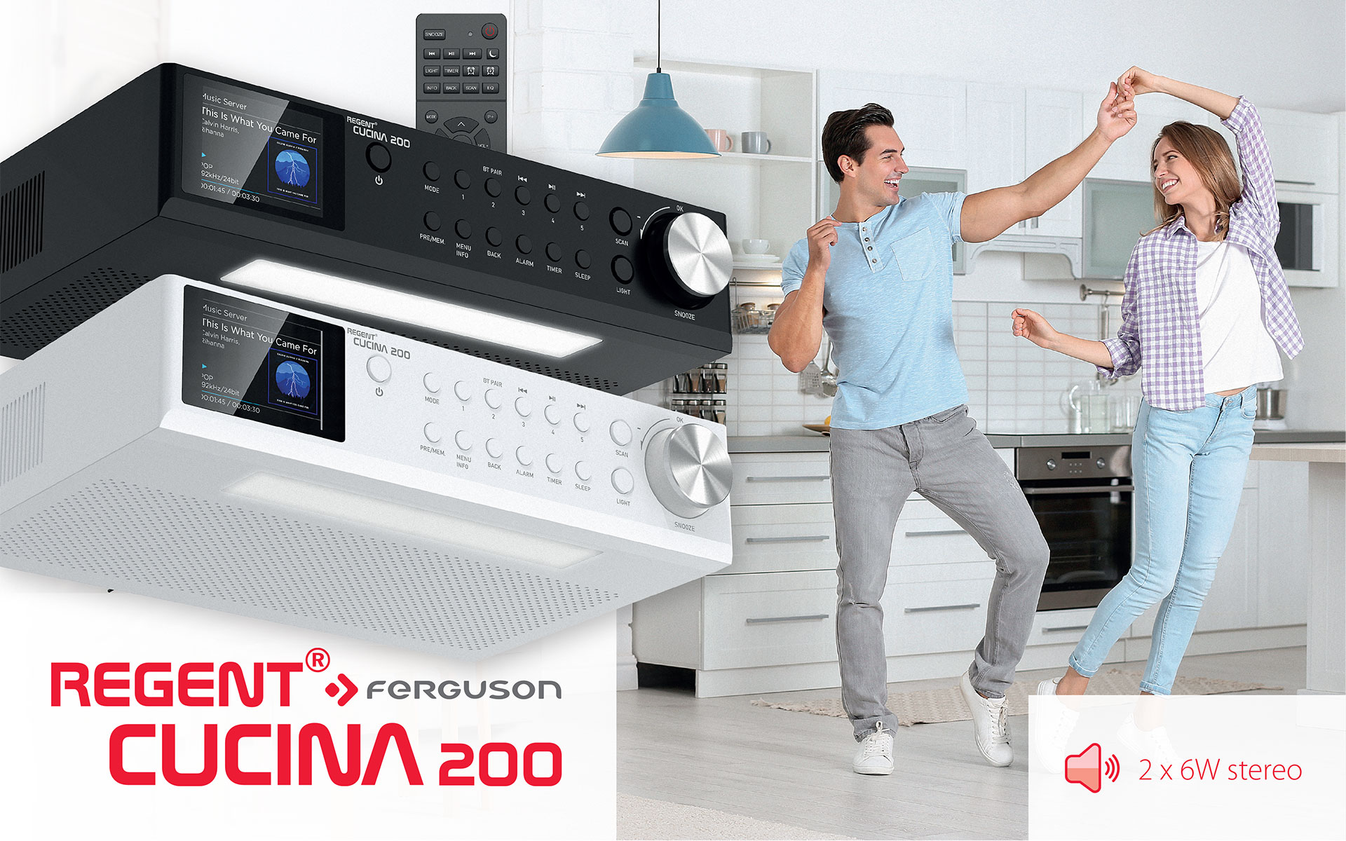 Ferguson - Radio Internet DAB+ Wi-Fi - Regent i351s Spotify Connect/AUX/USB/Bluetooth - Radio Bluetooth