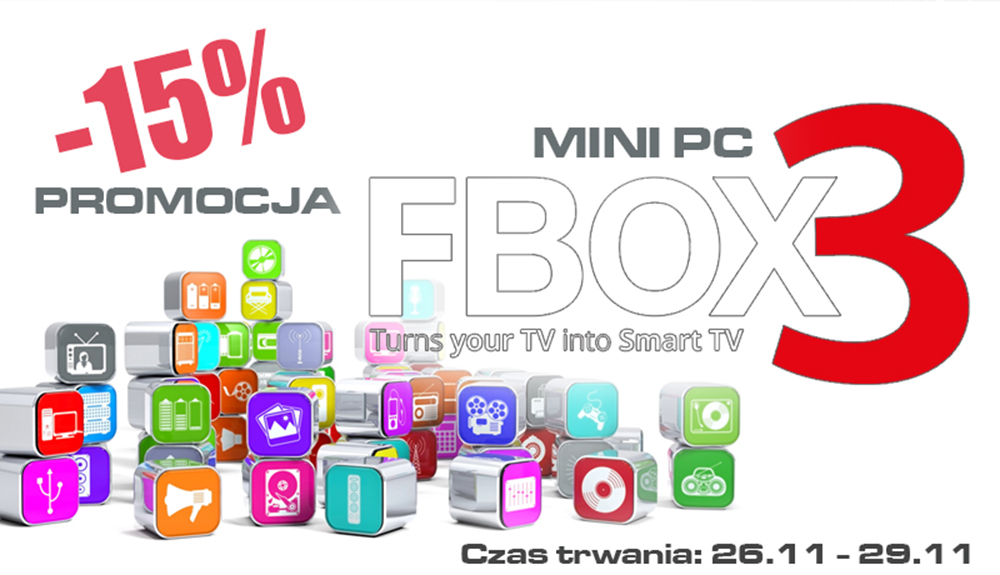 Promocja - mini pc FBOX 3